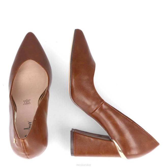 Menbur kvinnor brun carlo högklackat 608J5009