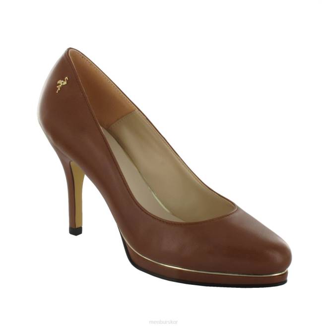 Menbur kvinnor brun chiese högklackat 608J4547