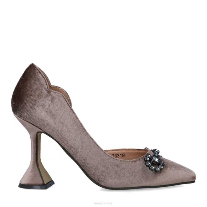 Menbur kvinnor brun diasporo högklackat 608J3915