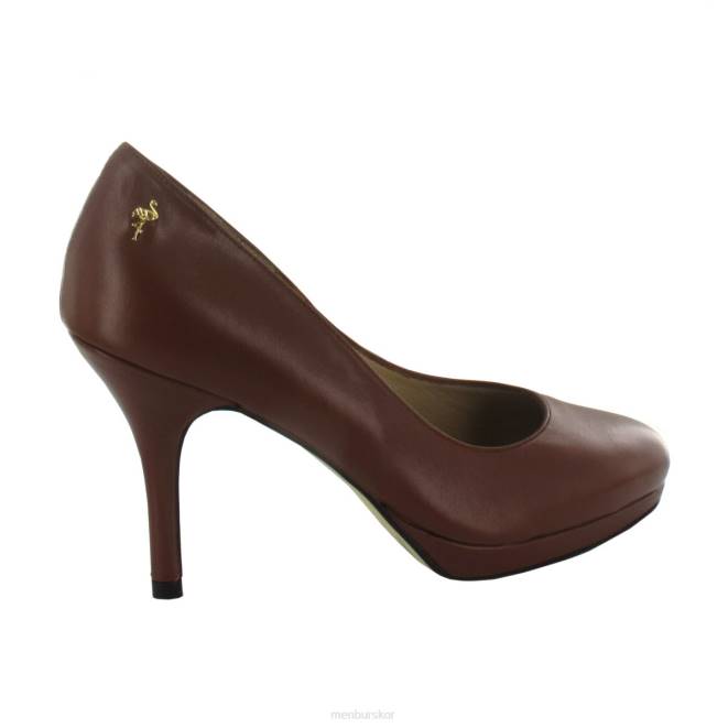 Menbur kvinnor brun hans leo högklackat 608J4608