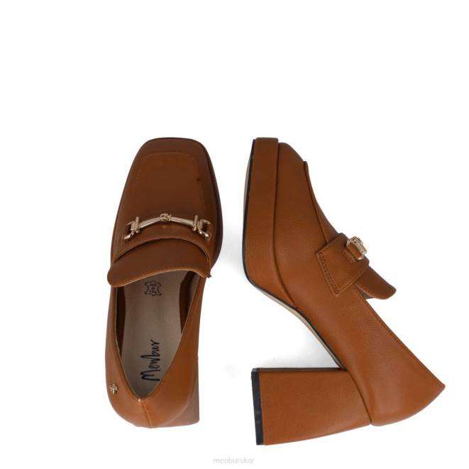 Menbur kvinnor brun korall högklackat 608J3824