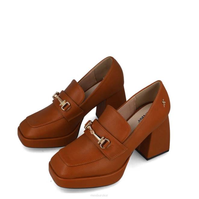 Menbur kvinnor brun korall högklackat 608J3824