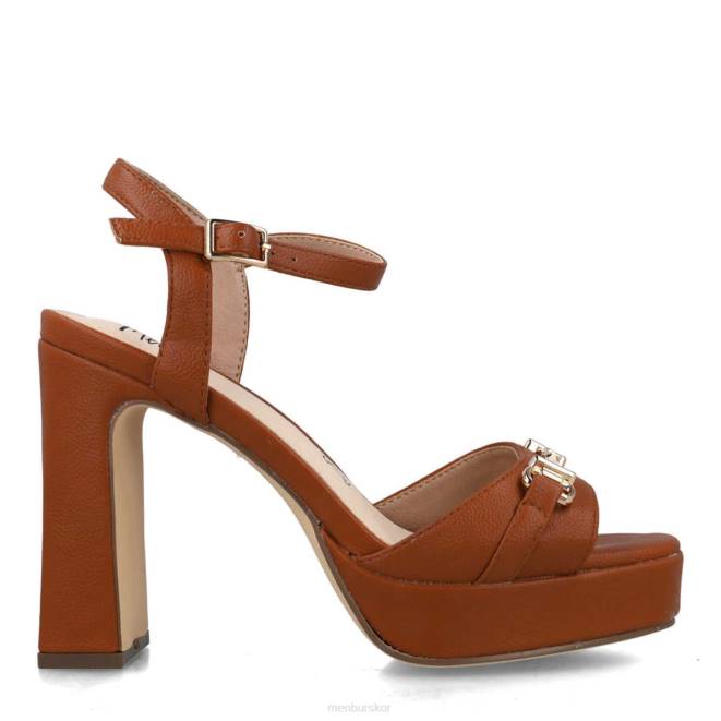 Menbur kvinnor brun korall högklackat 608J3838