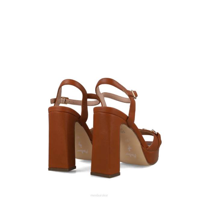 Menbur kvinnor brun korall högklackat 608J3838