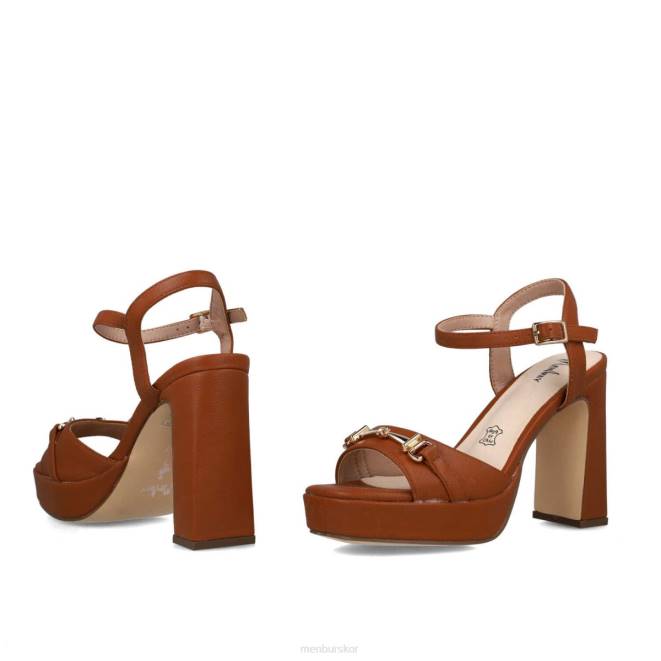 Menbur kvinnor brun korall högklackat 608J3838