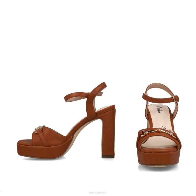 Menbur kvinnor brun korall högklackat 608J3838