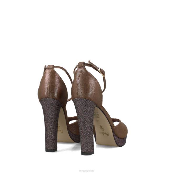 Menbur kvinnor brun lapislazuli högklackat 608J3836