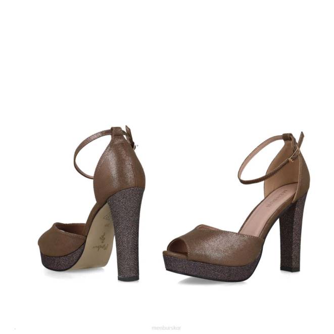 Menbur kvinnor brun lapislazuli högklackat 608J3836