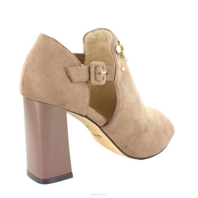 Menbur kvinnor brun marone högklackat 608J4361