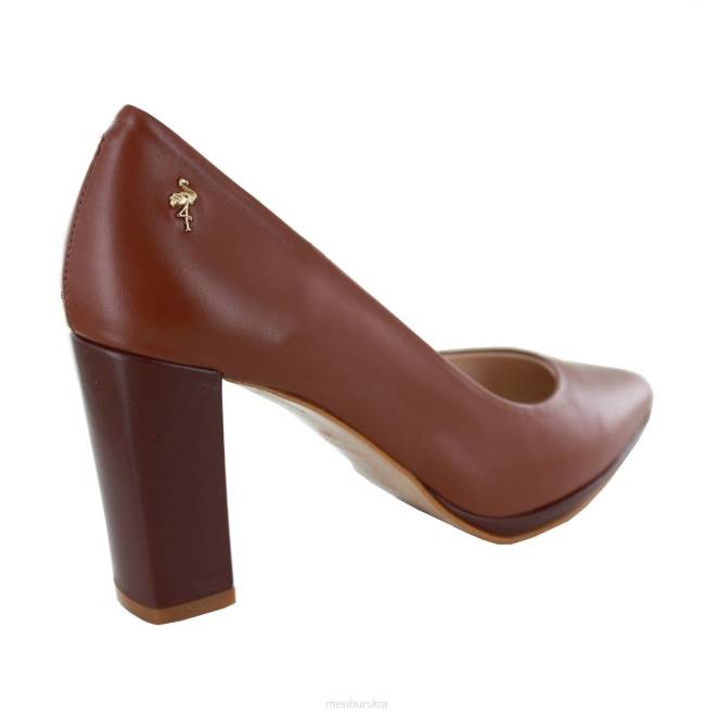 Menbur kvinnor brun solda högklackat 608J4336