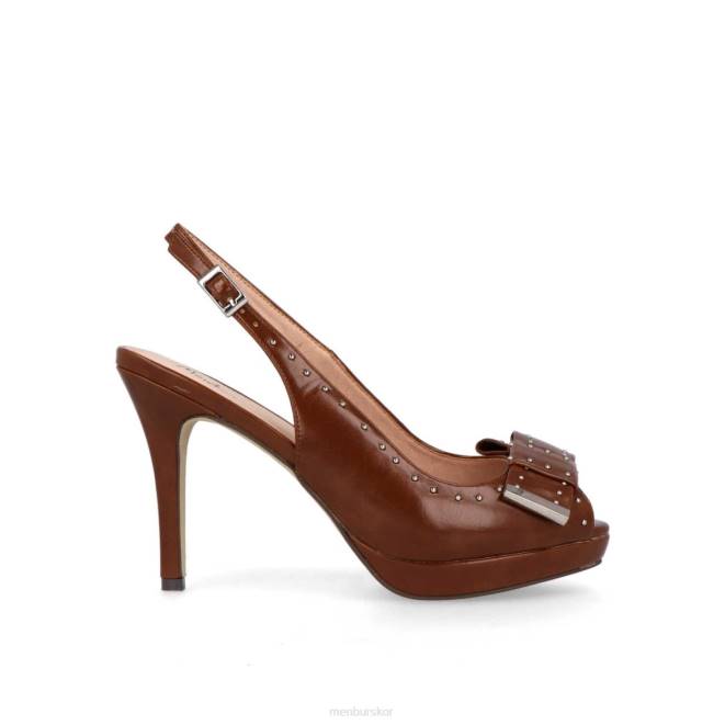 Menbur kvinnor brun tomba högklackat 608J4242