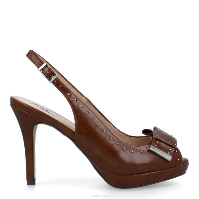 Menbur kvinnor brun tomba högklackat 608J4242