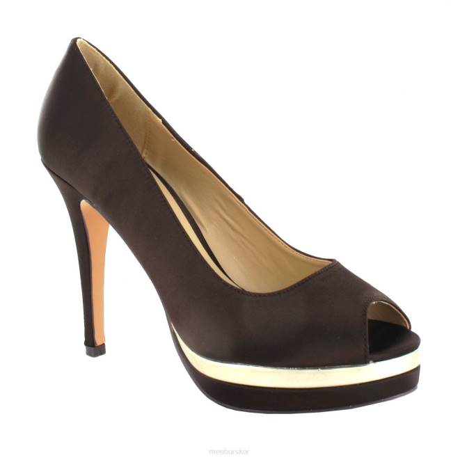 Menbur kvinnor brun väsen högklackat 608J4515