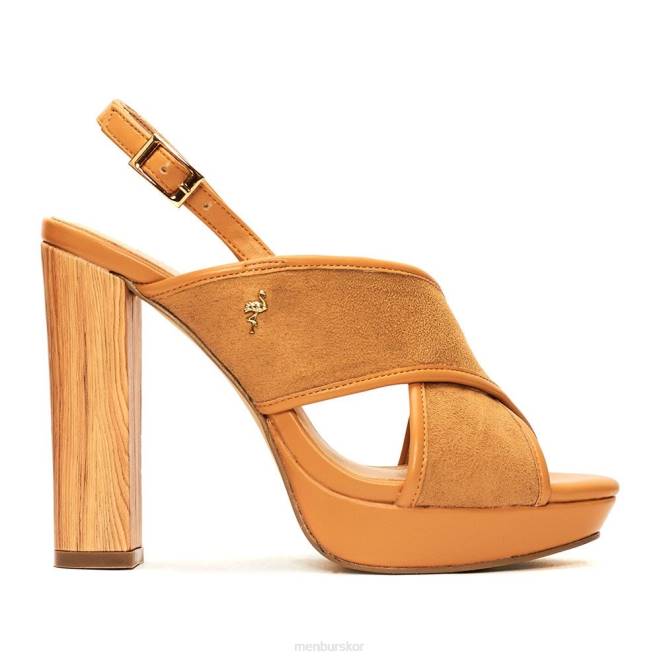 Menbur kvinnor brun voltois högklackat 608J4132