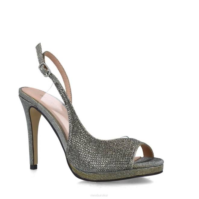 Menbur kvinnor grå aes högklackat 608J5036