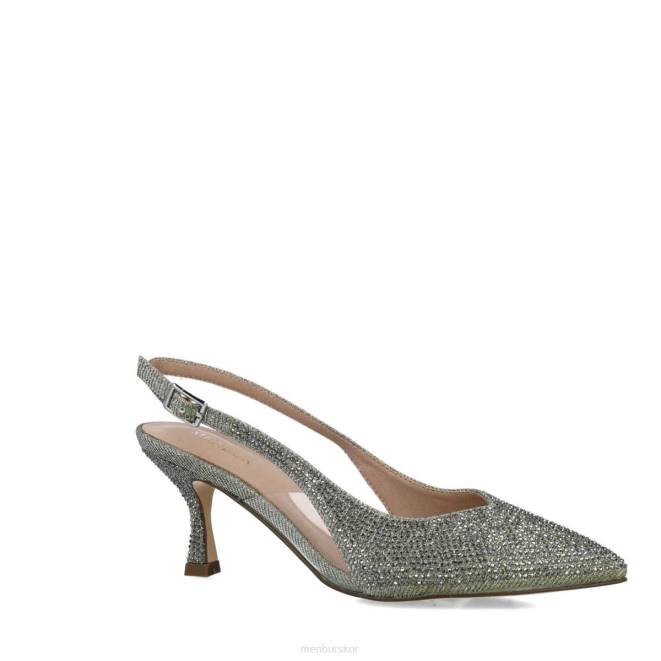 Menbur kvinnor grå aes högklackat 608J5116