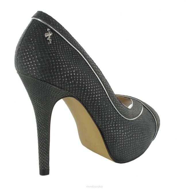 Menbur kvinnor grå algon högklackat 608J4796