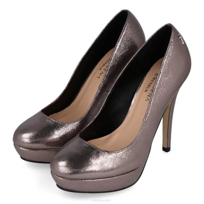 Menbur kvinnor grå almendral högklackat 608J959