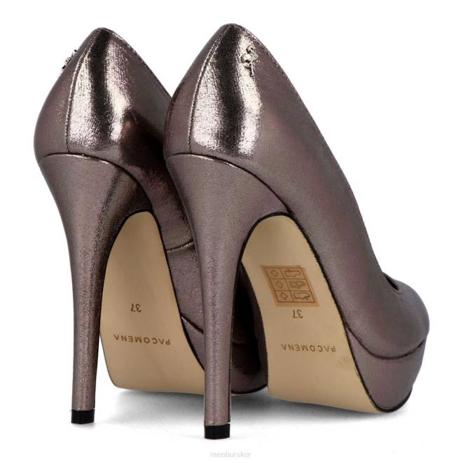 Menbur kvinnor grå almendral högklackat 608J959