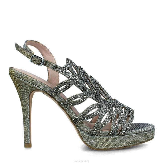 Menbur kvinnor grå angellara högklackat 608J3965