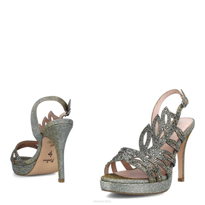 Menbur kvinnor grå angellara högklackat 608J3965