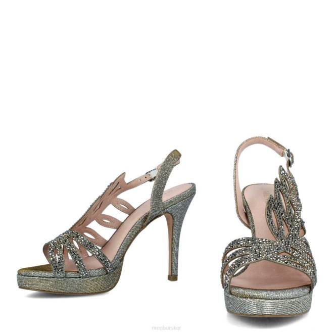 Menbur kvinnor grå angellara högklackat 608J3965