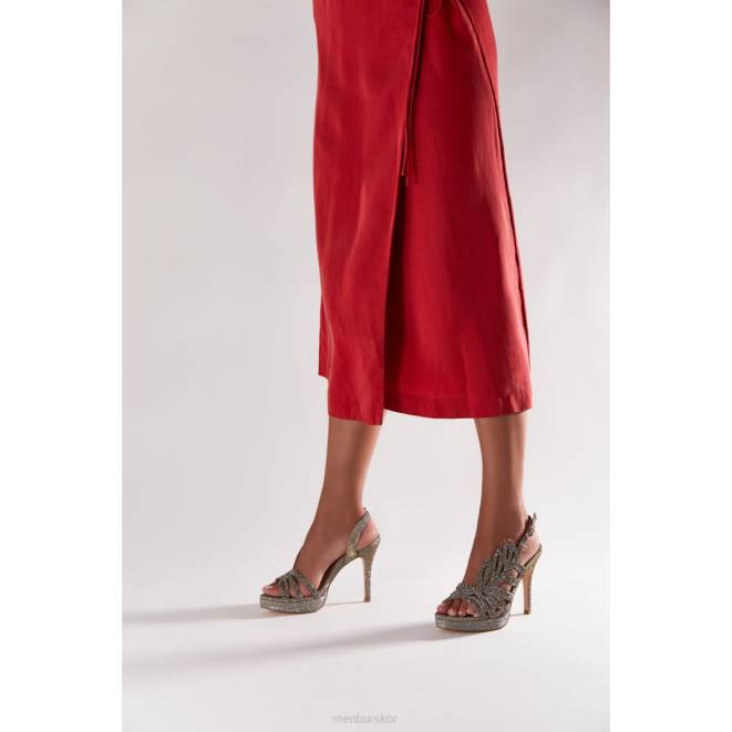 Menbur kvinnor grå angellara högklackat 608J3965