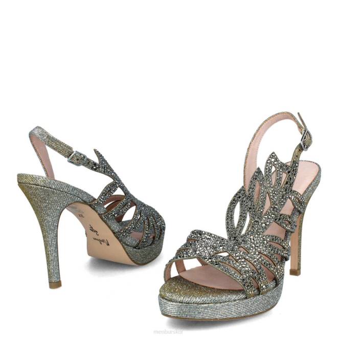 Menbur kvinnor grå angellara högklackat 608J3965