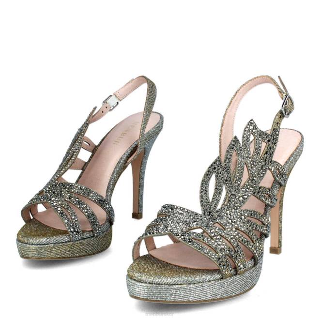 Menbur kvinnor grå angellara högklackat 608J3965