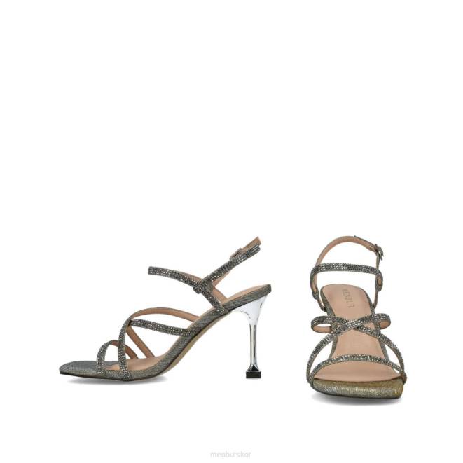 Menbur kvinnor grå apatita högklackat 608J3773