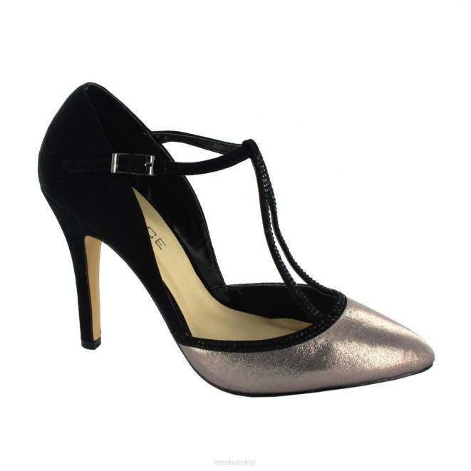 Menbur kvinnor grå arenor högklackat 608J1183