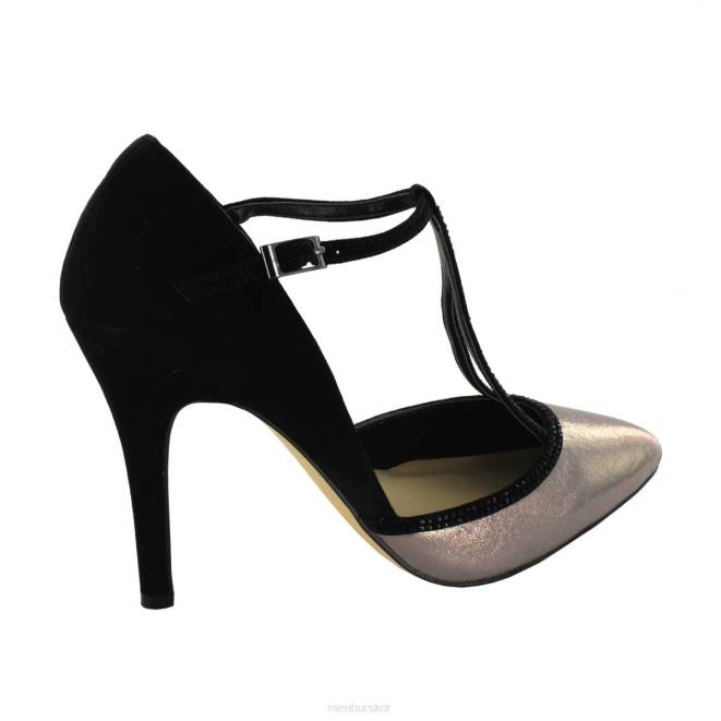 Menbur kvinnor grå arenor högklackat 608J1183