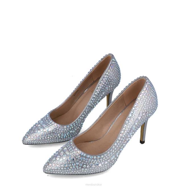 Menbur kvinnor grå axinita högklackat 608J3850