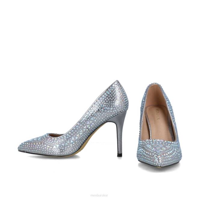 Menbur kvinnor grå axinita högklackat 608J3850