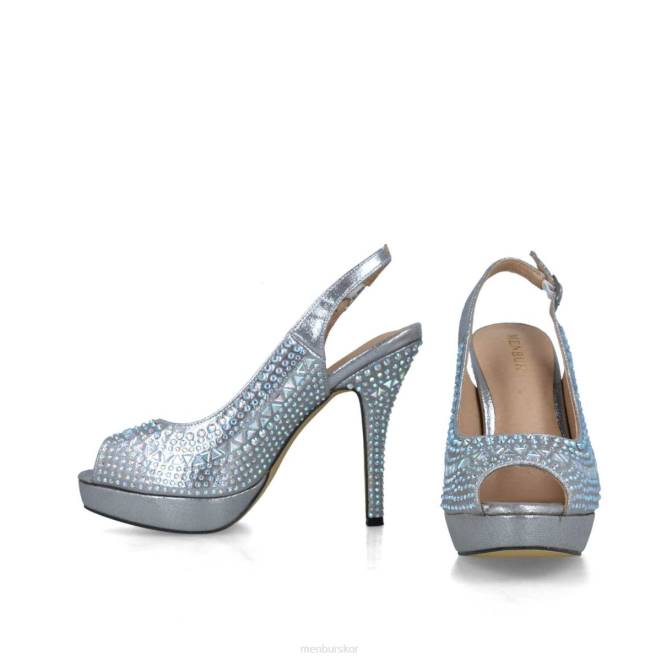 Menbur kvinnor grå axinita högklackat 608J3862