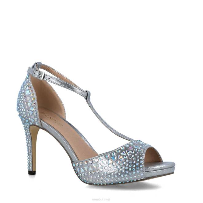 Menbur kvinnor grå axinita högklackat 608J3880