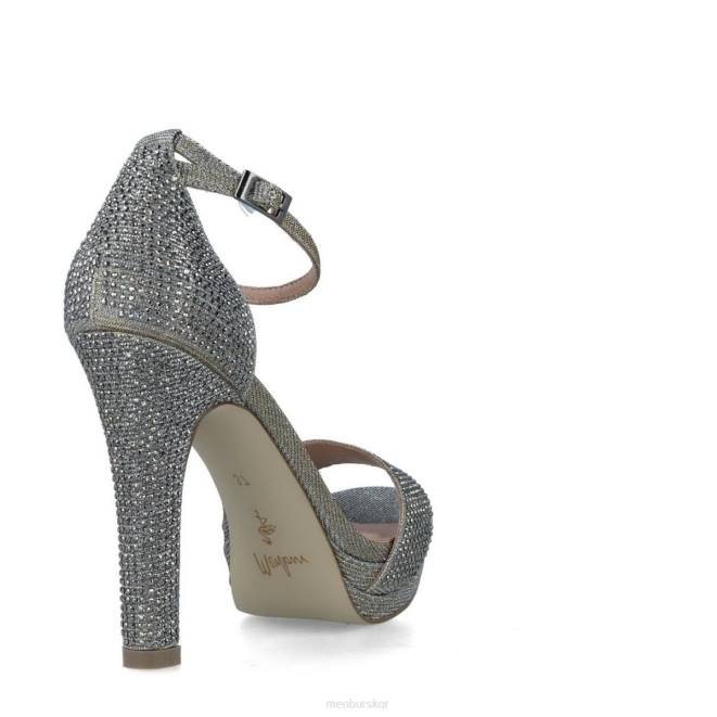 Menbur kvinnor grå azalea högklackat 608J5382