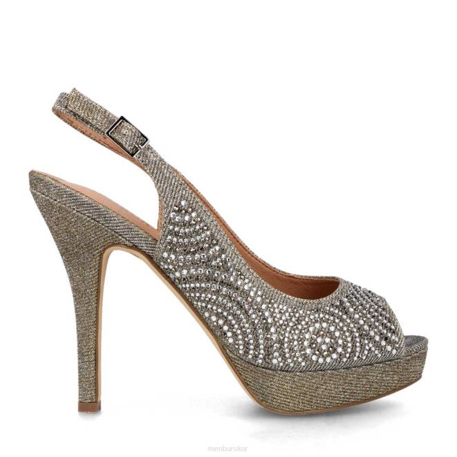 Menbur kvinnor grå badolato högklackat 608J4095