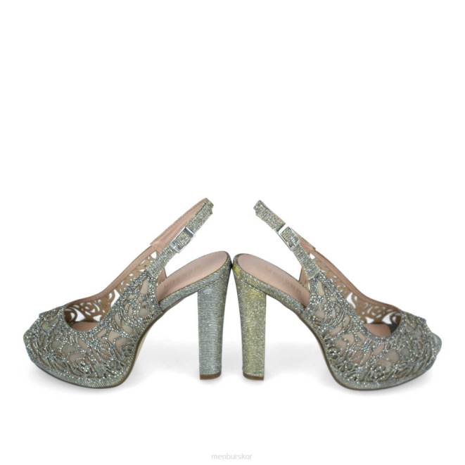 Menbur kvinnor grå balanello högklackat 608J4055