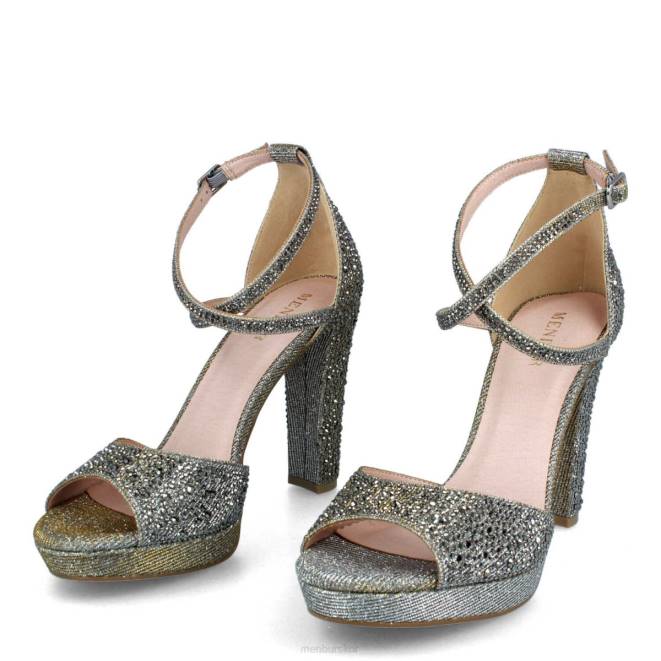 Menbur kvinnor grå bareto högklackat 608J4151