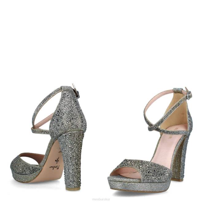 Menbur kvinnor grå bareto högklackat 608J4151