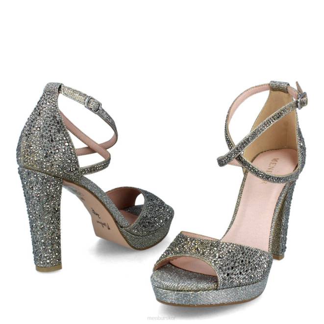 Menbur kvinnor grå bareto högklackat 608J4151