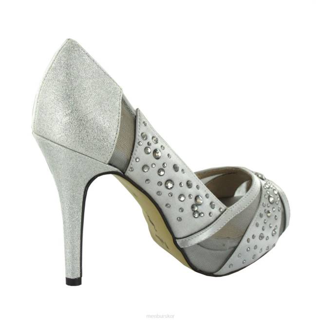 Menbur kvinnor grå belicena högklackat 608J4700