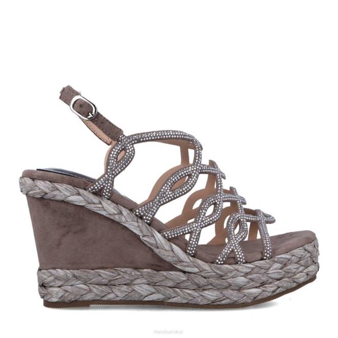 Menbur kvinnor grå biante högklackat 608J4008