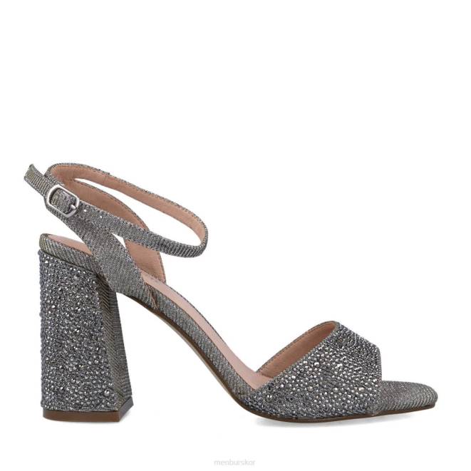 Menbur kvinnor grå bolina högklackat 608J4978