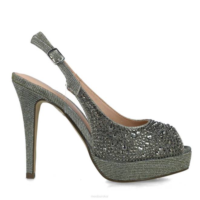 Menbur kvinnor grå bolina högklackat 608J831