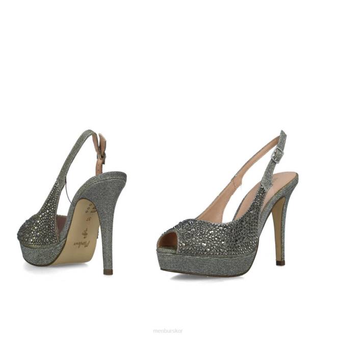 Menbur kvinnor grå bolina högklackat 608J831