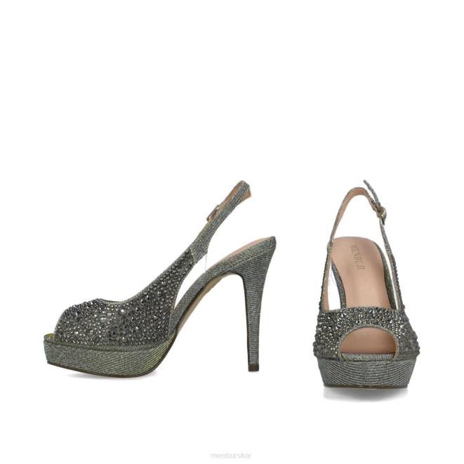 Menbur kvinnor grå bolina högklackat 608J831