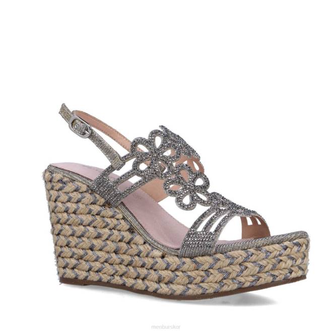 Menbur kvinnor grå calusco högklackat 608J3930