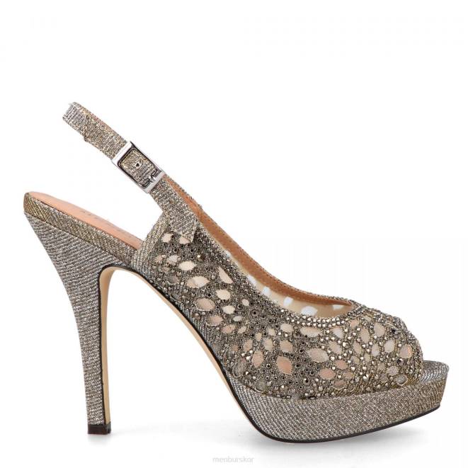 Menbur kvinnor grå cancello högklackat 608J888